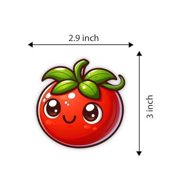 Vegetables Wooden Fridge Magnet Home and Kitchen Refrigerator Decoration Gift Items  School Whiteboard Magnet Stickers  Cute Fridge Magnet (Tomato)